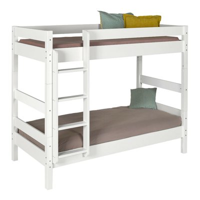 Pack lit superposé séparable avec 2 matelas Bois massif  AARON AKITEN RETAIL