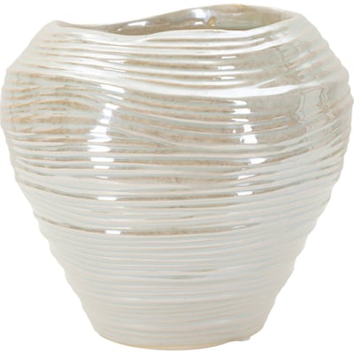 Vase rond en céramique effet nacré MODERN RECOLLECTION