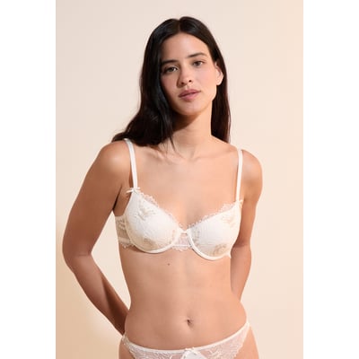 Soutien-gorge N.4 - Le coques fines en broderie florale FAVEUR ETAM
