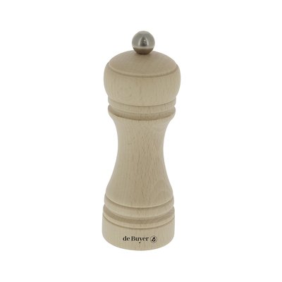 Moulin à épices   14 cm naturel en bois-JAVA DE BUYER