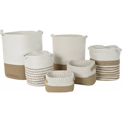 Paniers en jute (lot de 6), Boho RECOLLECTION