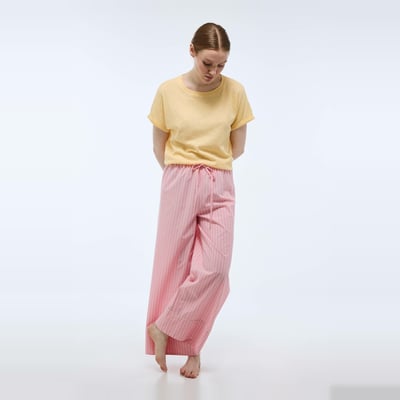 Pantalon rayé en coton bio GOTS MONOPRIX