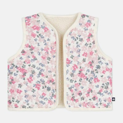 Omkeerbaar gewatteerd mouwloos vest PETIT BATEAU