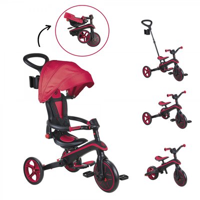 Tricycle EXPLORER 4-en-1 Évolutif & Pliable GLOBBER