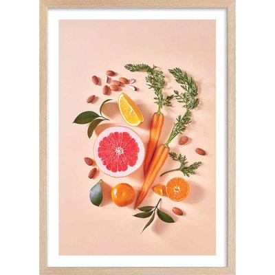 Affiche shot de vitamine c HEXOA