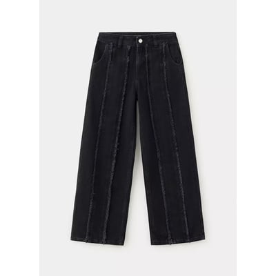Jean wide leg à franges MANGO KIDS
