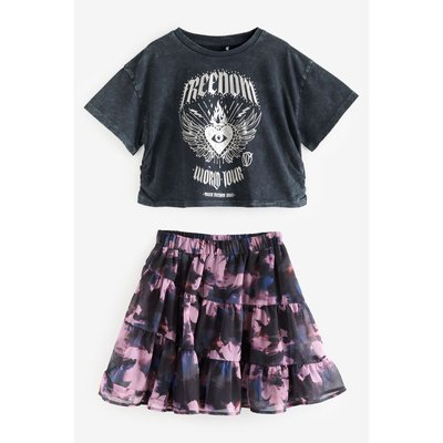 Jupe et t-shirt ensemble imprimé NEXT