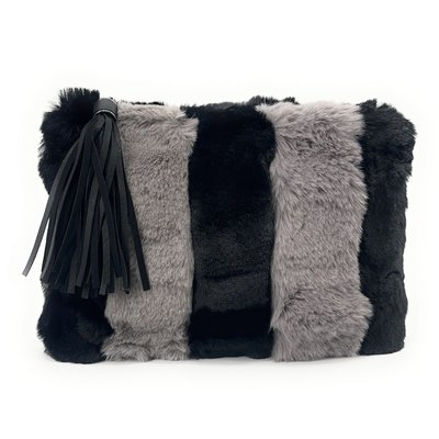Sac pochette en poils synthétiques vegan FURBY OH MY BAG