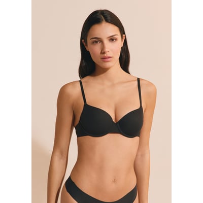 Soutien-gorge Noir Transparent Motif Spirale – 34C – Neuf Sans étiquettes
