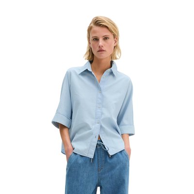 Blouse en denim relaxed avec Tencel™ Lyocell MARC O'POLO