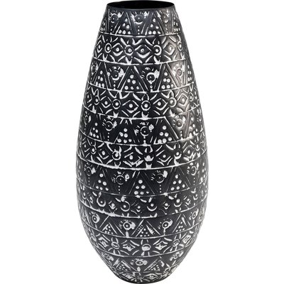 Vase Sketch noir et blanc 41cm KARE DESIGN