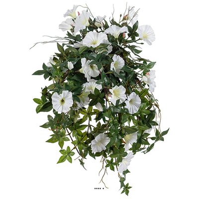 Ipomée liseron factice retombante en pot H60c ARTIFICIELLES