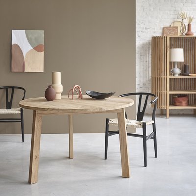 Table en teck massif ronde 4 pers.  ALDO BERAH GETAH