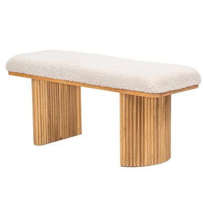 Banc, bois massif et bouclette, PIREUS NORDLYS