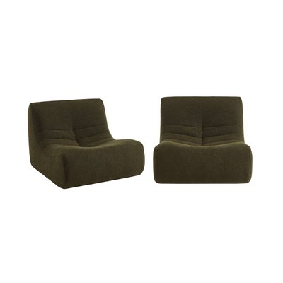 Chauffeuse modulable 1 place bouclette texturée (lot de 2) SOKOL SWEEEK