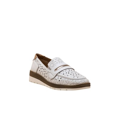 Mocassins cuir avec élastiques d'aisance PEDICONFORT