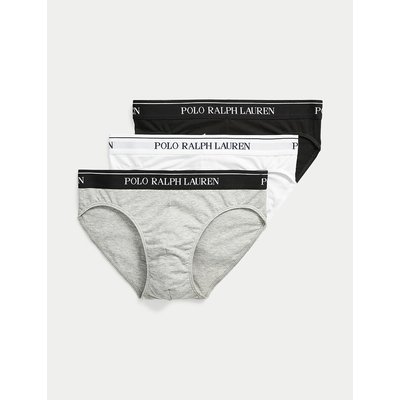 3er-Pack unifarbene Slips POLO RALPH LAUREN