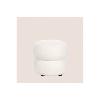 Pouf rond D41 en tissu - LENNY HELLIN, DEPUIS 1862