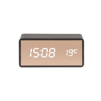 Réveil Copper Mirror LED PRESENT TIME