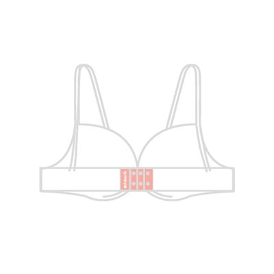 Lot 3 élargisseurs soutien-gorge 30mm SELMARK