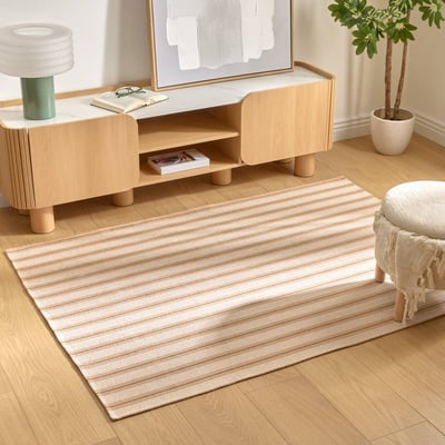 Tapis à rayures en coton antidérapant GROOVE ATMOSPHERA