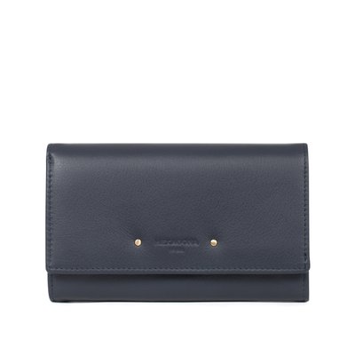 Portefeuille long  1 volet  Stop RFID  Cuir PRALINE HEXAGONA