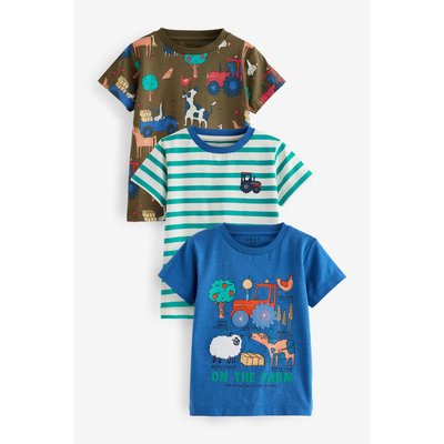T-shirt à manches courtes, lot de 3 NEXT