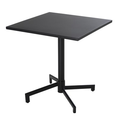 Table 70 x 70 cm inclinable et pieds encastrables en métal, PALAVAS OVIALA