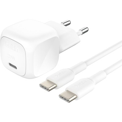Chargeur 20W USB-C PPS BLANC BELKIN