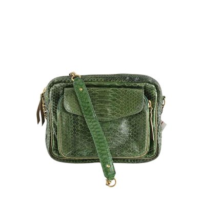 Sac à bandoulière en cuir - Très Bon État CLARIS VIROT