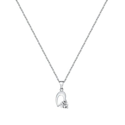 Collier en argent 925 et oxyde de zirconium CLEOR