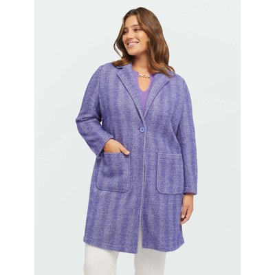 Manteau en tissu jacquard bouclé, doux et confortable FIORELLA RUBINO