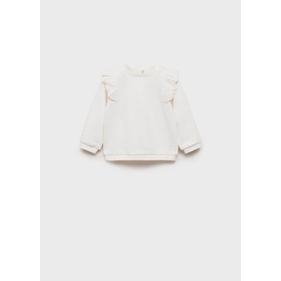 Sweat-shirt brodé à volants MANGO BABY