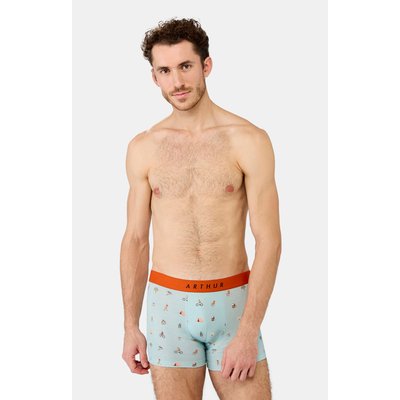 Boxer en coton, imprimé Camping ARTHUR
