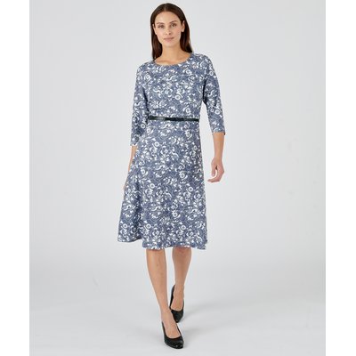 Robe imprimé fleurs en maille jacquard DAMART