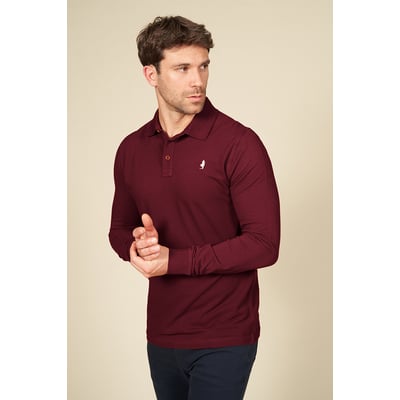Polo uni manches longues MCS