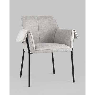 Комплект кресел из рогожки и металла (2 шт.) SO'HOME