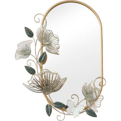 Miroir en métal floral élégance RECOLLECTION