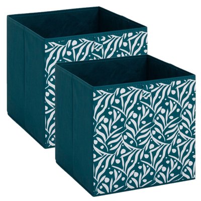 Lot de 2 boites de rangement OLIVIA ATMOSPHERA