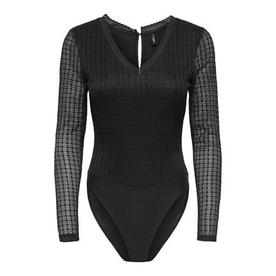 Body met opengewerkte mouwen ONLY