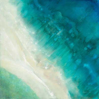 Tableau deco Plage bleue HEXOA