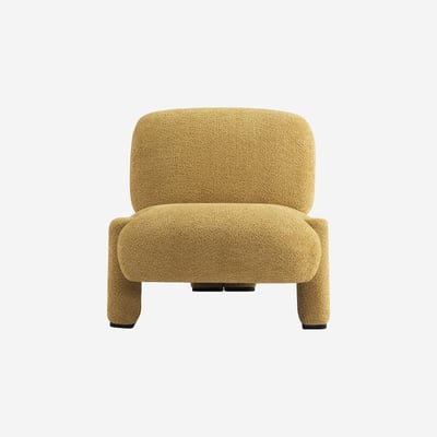 Fauteuil en tissu bouclette PINETO HABITAT