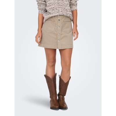 Corduroy High Waist Skirt ONLY