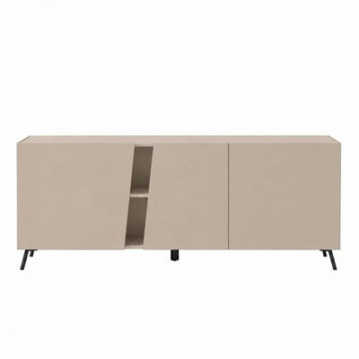 Buffet contemporain 3 portes, découpe diagonale LORA PIER IMPORT