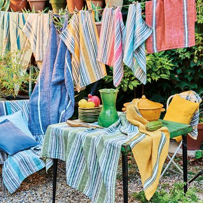 Nappe pur lin lavé SOMBRILLA GARNIER-THIEBAUT