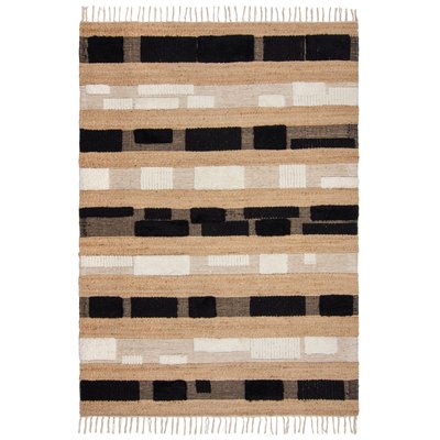 Tapis jute et laine MEDINA BLOCKS FLAIR RUGS