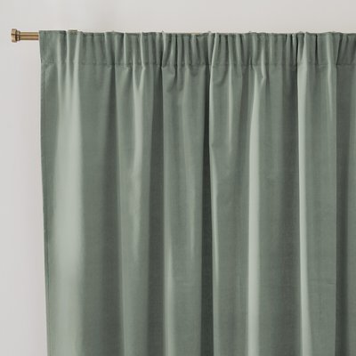 Штора из велюра с тесьмой со сборками, Velvet LA REDOUTE INTERIEURS