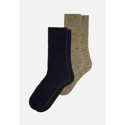 Lot de 2 chaussettes mi-hautes en mohair Andy LE SLIP FRANCAIS