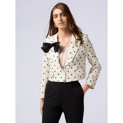 Blazer en tissu technique à pois OLTRE