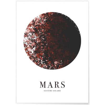 Affiche Mars L'AFFICHERIE